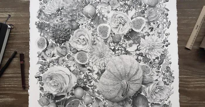 7 Million Dots And 370 Hours Later, I Present My Piece Called 'Autumn'