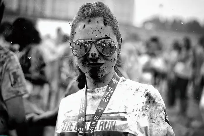 I Erased All The Colors From The Color Run