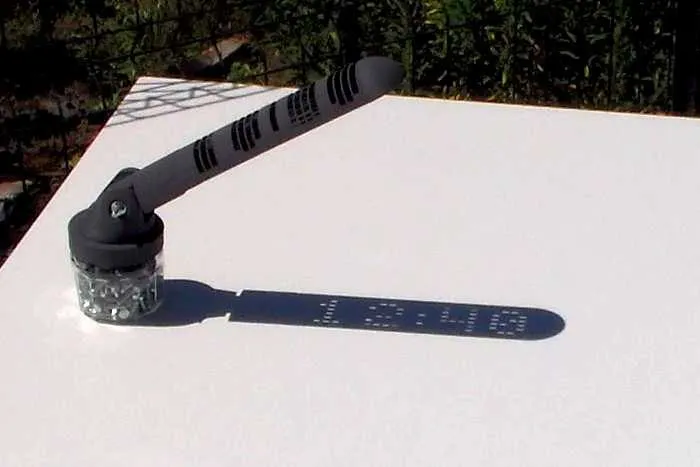 3d-printed Sundial Engineered To Display Time Like A Digital Clock