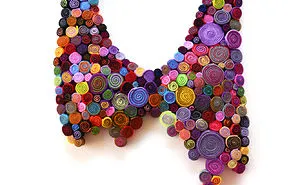 See What I Made With 300+ Felt Rolled Beads