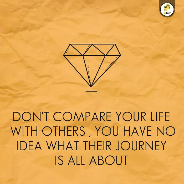 Don't Compare Yourself With Others