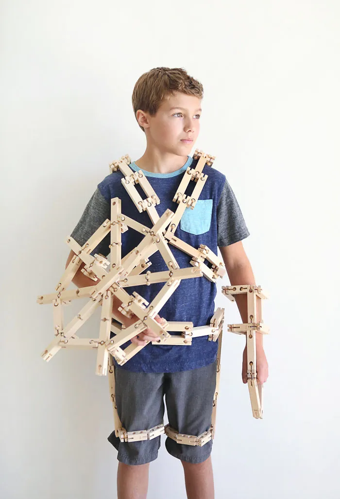 This New Wooden Construction Toy Finally Lets You Do More Than Stack Blocks
