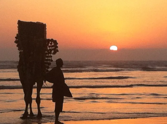 Sunset In Karachi, Pakistan.
