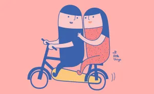 We Draw Illustrations To Share Sweet Moments Of Our Relationship