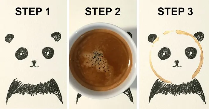 Postcards That Are Only Complete After You Stain It With Coffee