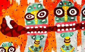 Mobile Phone Painting : Illustrated With The Samsung Galaxy Note 3.