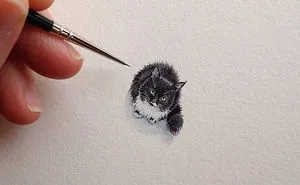 After Becoming A Mom, I Couldn't Find Time To Paint, So I Started Doing One Tiny Drawing A Day
