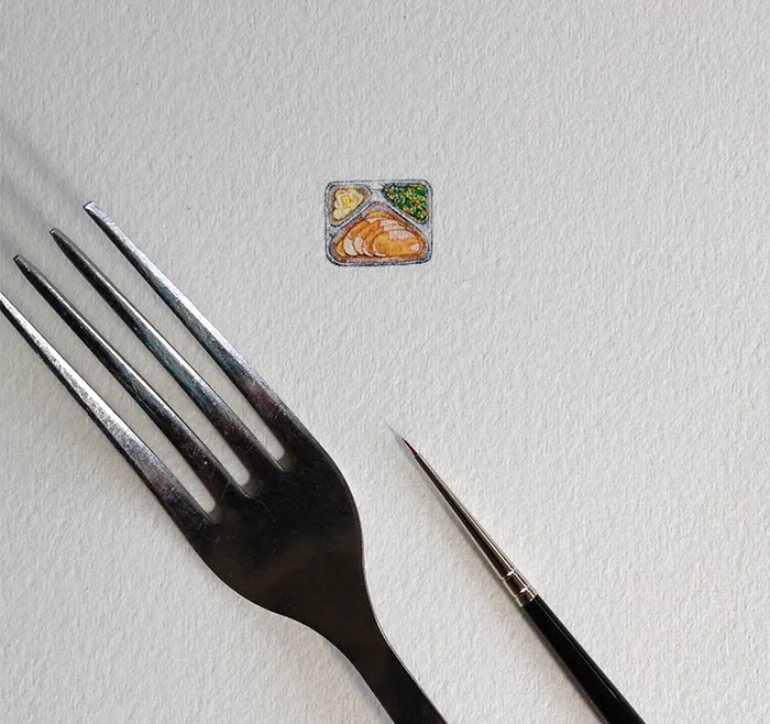 After Becoming A Mom, I Couldn't Find Time To Paint, So I Started Doing One Tiny Drawing A Day