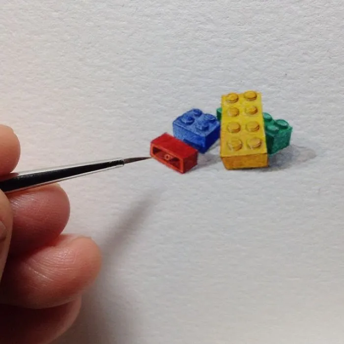 After Becoming A Mom, I Couldn't Find Time To Paint, So I Started Doing One Tiny Drawing A Day