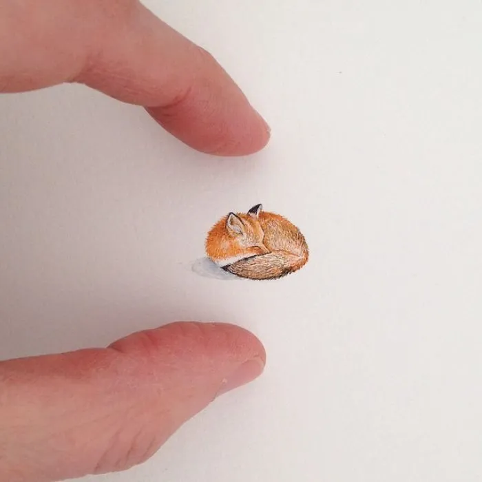 After Becoming A Mom, I Couldn't Find Time To Paint, So I Started Doing One Tiny Drawing A Day