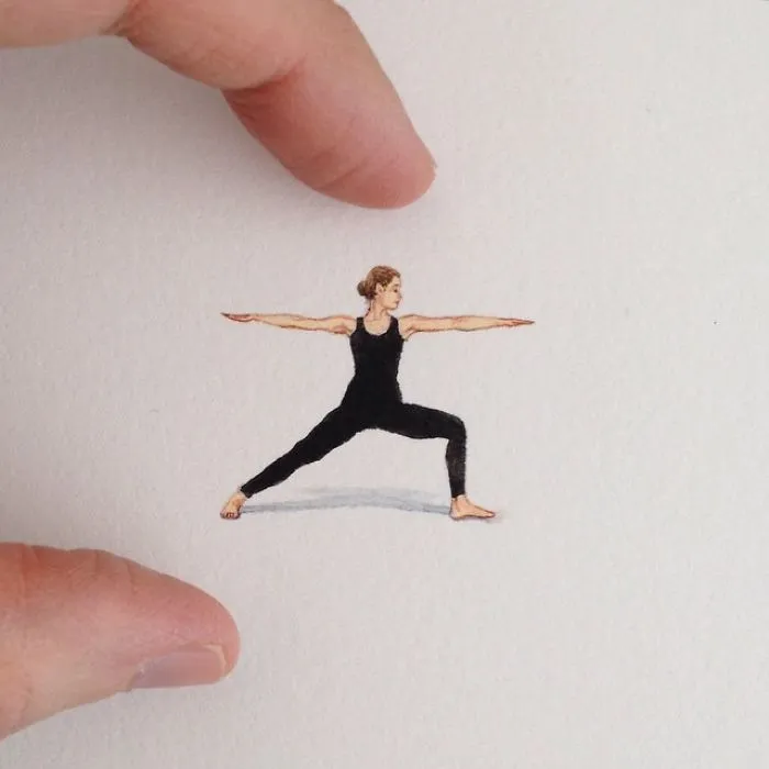 After Becoming A Mom, I Couldn't Find Time To Paint, So I Started Doing One Tiny Drawing A Day
