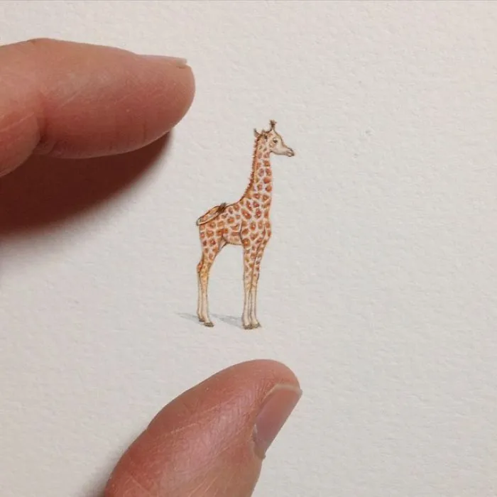 After Becoming A Mom, I Couldn't Find Time To Paint, So I Started Doing One Tiny Drawing A Day