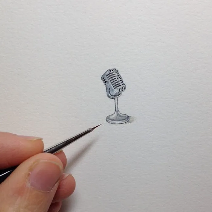 After Becoming A Mom, I Couldn't Find Time To Paint, So I Started Doing One Tiny Drawing A Day