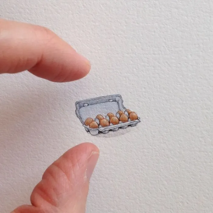 After Becoming A Mom, I Couldn't Find Time To Paint, So I Started Doing One Tiny Drawing A Day