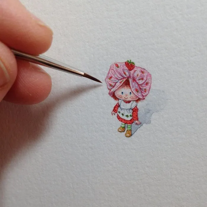After Becoming A Mom, I Couldn't Find Time To Paint, So I Started Doing One Tiny Drawing A Day