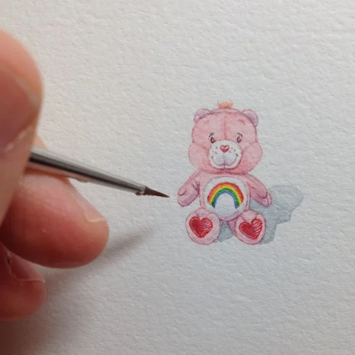 After Becoming A Mom, I Couldn't Find Time To Paint, So I Started Doing One Tiny Drawing A Day