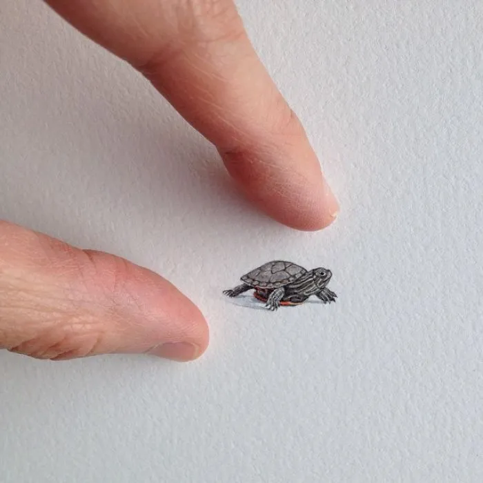 After Becoming A Mom, I Couldn't Find Time To Paint, So I Started Doing One Tiny Drawing A Day