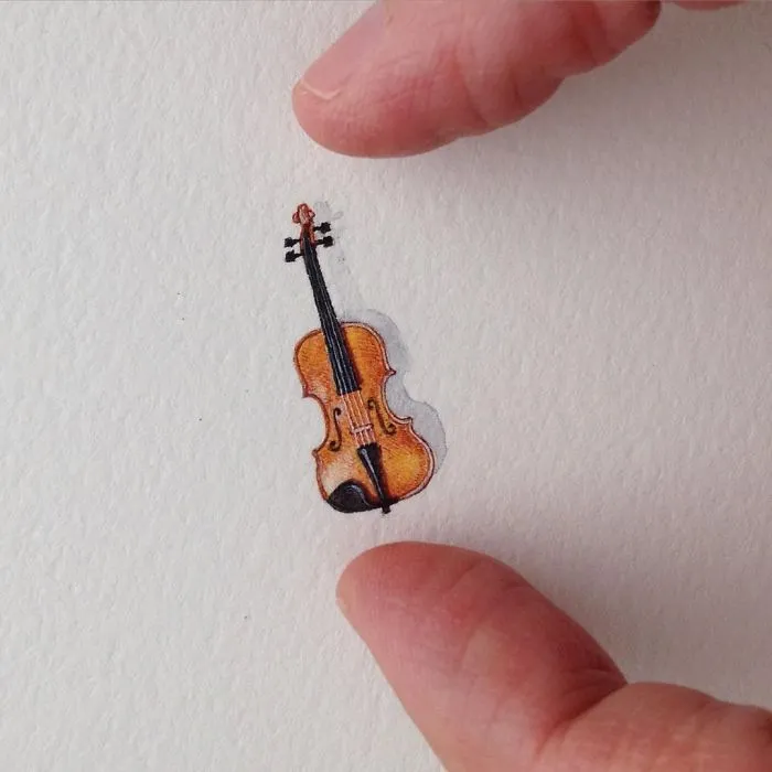 After Becoming A Mom, I Couldn't Find Time To Paint, So I Started Doing One Tiny Drawing A Day