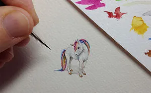 After Becoming A Mom, I Couldn't Find Time To Paint, So I Started Doing One Tiny Drawing A Day