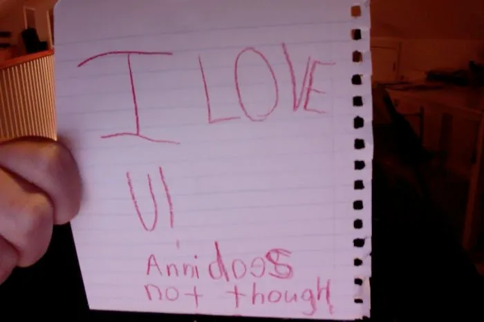 My Friend's Seven Year Old Sister's Valentine