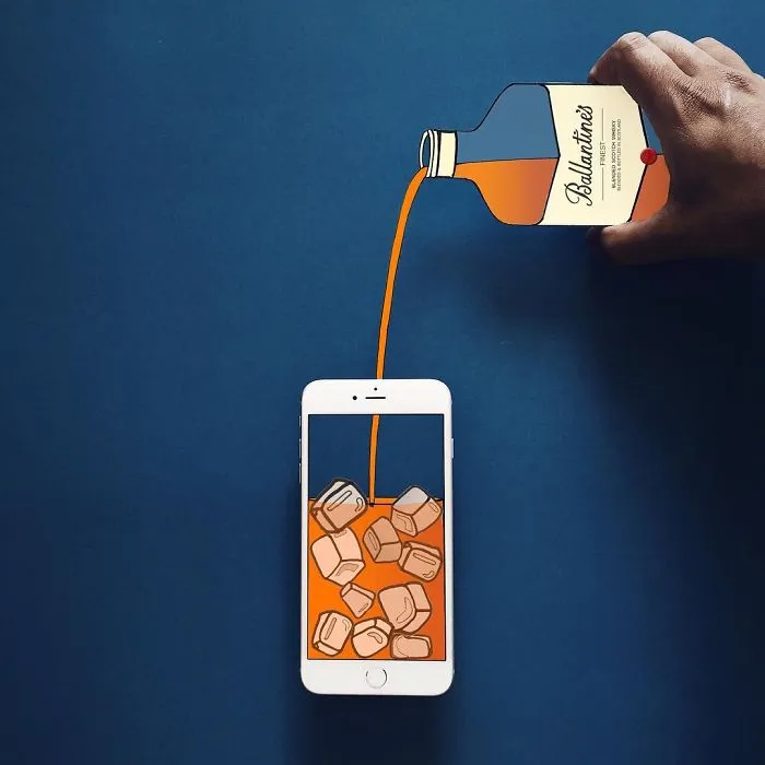 I Create Fun Scenes Using My Iphone And Some Paper