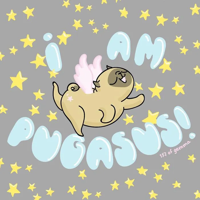 Cute Pug
