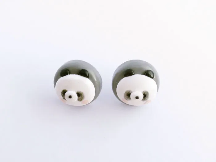 Kawaii Panda Earrings