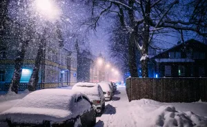 After Missing My Bus I Decided To Walk Home In A Blizzard And Photograph My City Tallinn