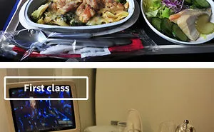 Airline Food: Economy Vs. First Class (30 Pics)