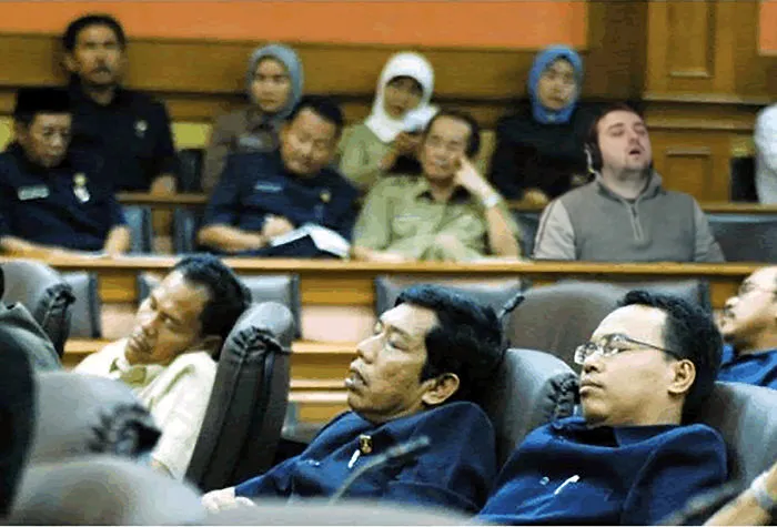 With Indonesian House Of People's Representatives