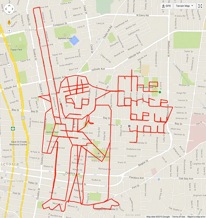 Strava Yoda (25.6 km, 1 h 25 min)