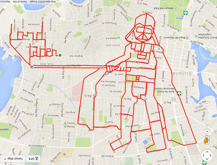 Darth Vader (46.3 km, 2h 17 min)