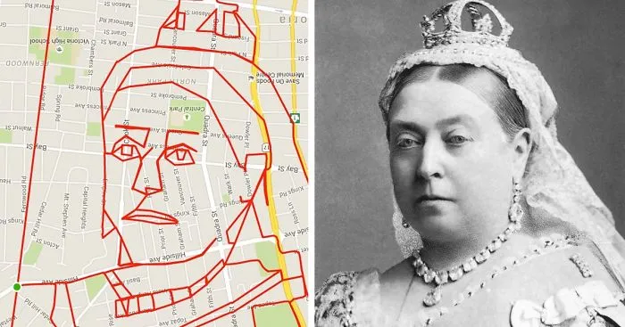Artist Draws World's Largest Doodles By Riding His Bike With GPS