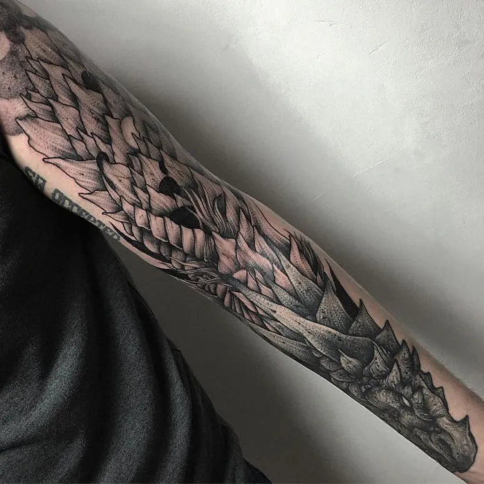 Dark And Eerie Creature Tattoos By Russian Artist
