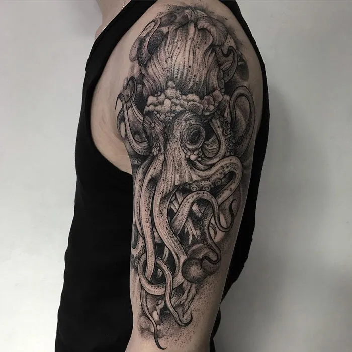 Dark And Eerie Creature Tattoos By Russian Artist