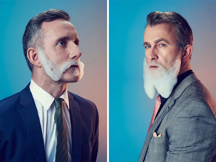 I Shoot Men With Bubble Beards To Show How Temporary Trends Can Be