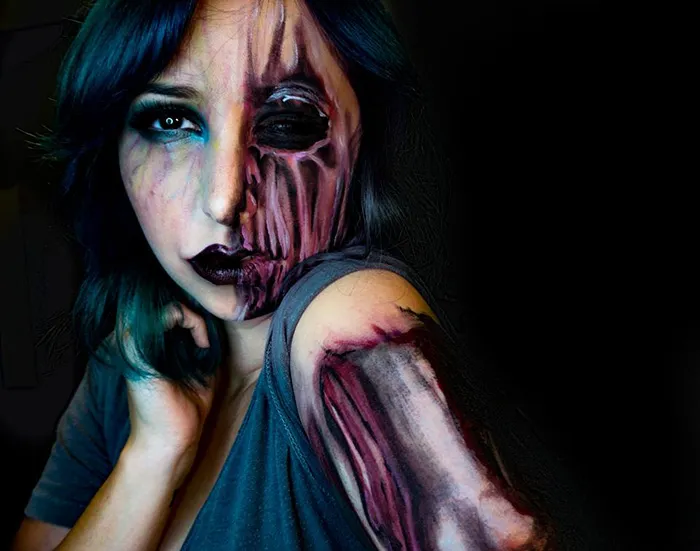Makeup Artist Turns Herself Into Creepy Monsters That'll Give You Nightmares