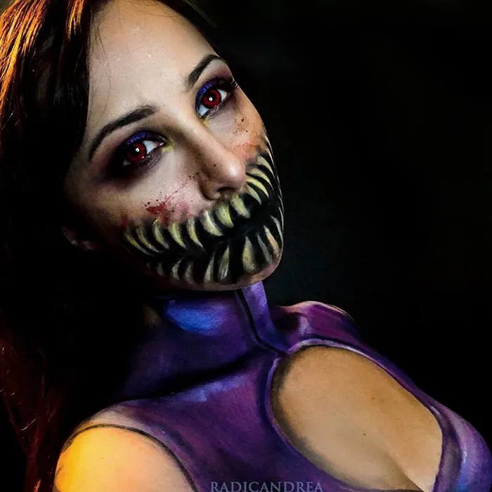 Makeup Artist Turns Herself Into Creepy Monsters That'll Give You Nightmares