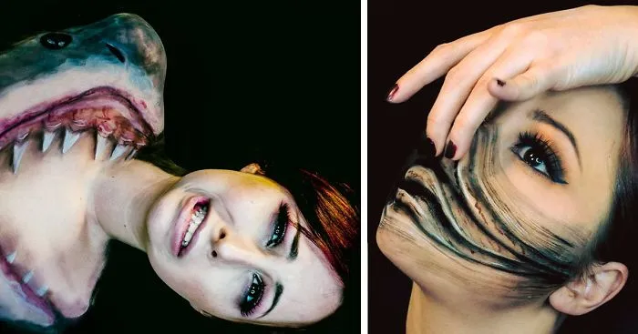Makeup Artist Turns Herself Into Creepy Monsters That'll Give You Nightmares