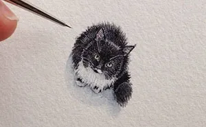 After Becoming A Mom, I Couldn't Find Time To Paint, So I Started Doing One Tiny Drawing A Day