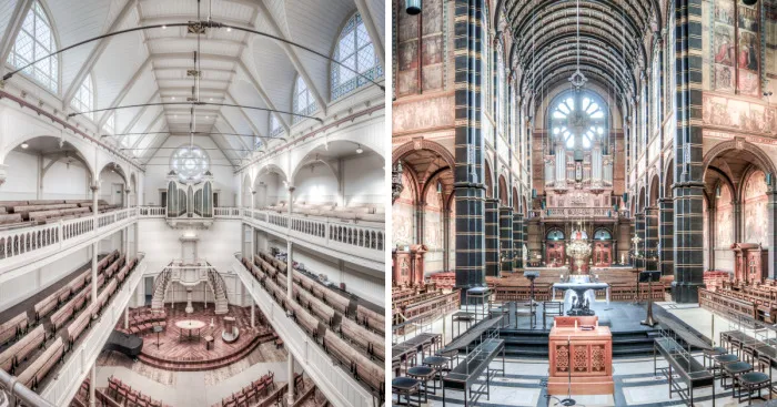 I Photograph Beautiful Interiors Of Amsterdam's Churches