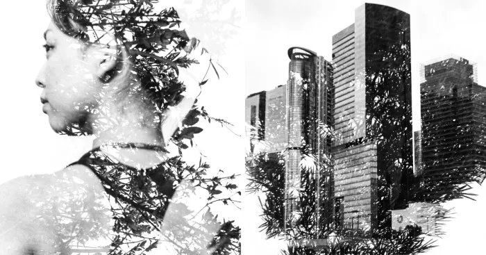 I Made These Double Exposure Photo On A Photo Film And Printed Them In The Darkroom