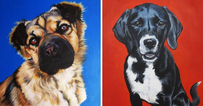 I Paint Pet Portraits One Hair At A Time
