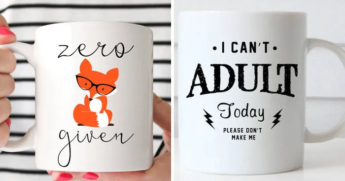 I Described Each Of My Weekdays With Fun Mugs