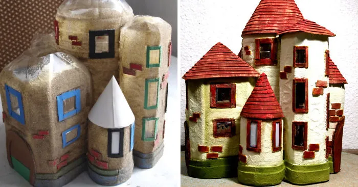 We've Just Recycled Some Plastic Bottles Into A Fairytale House