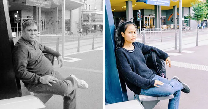 I Recreate My Late Father's Photos To Reconnect And Accept His Passing
