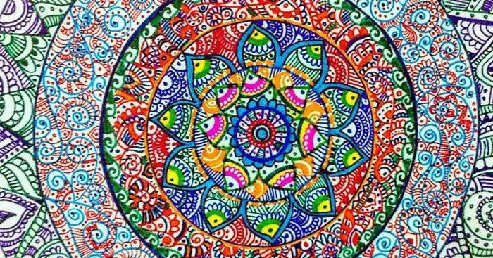 My OCD Doesn't Let Me Stop Doodling Till There Is No Empty Space Left On Page