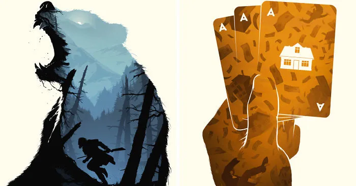 This Year I Was The Lucky Artist To Illustrate Movie Posters For BAFTA