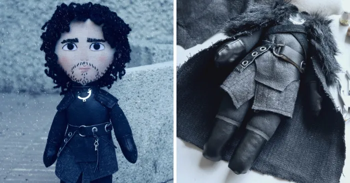 I Made A Doll Inspired By Jon Snow From The Game Of Thrones