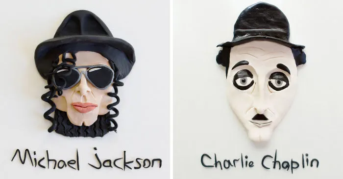I Illustrate Celebrities Using Polymer Clay